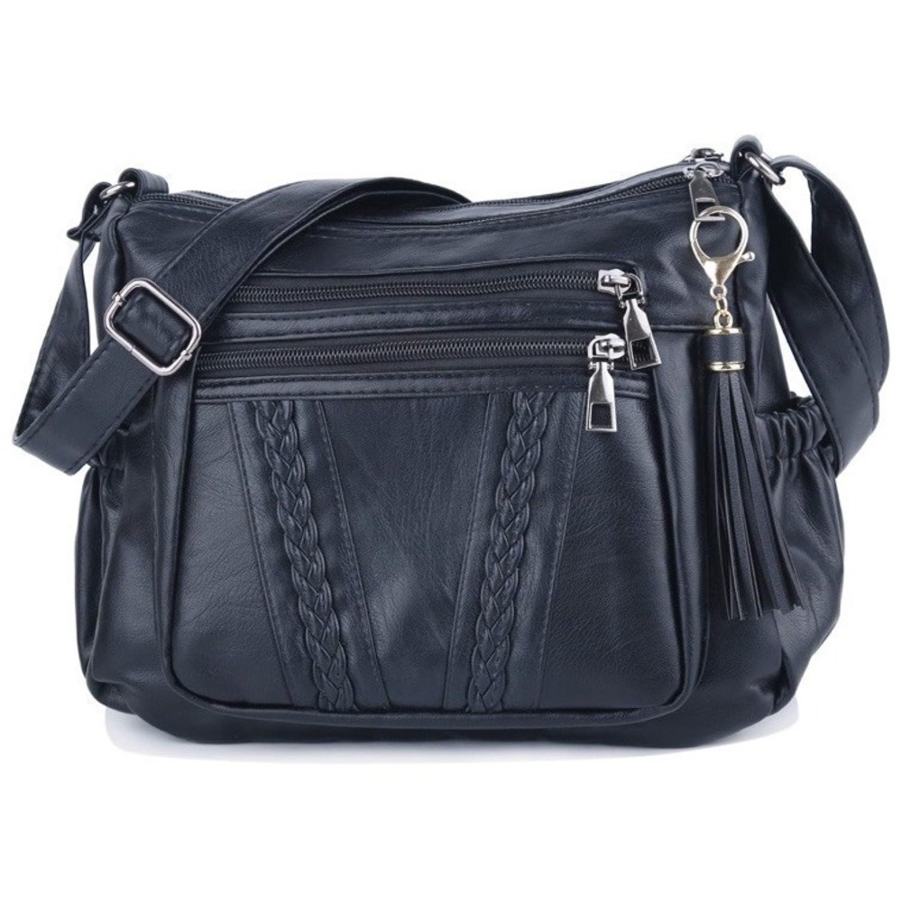 Crossbody Bag NEW Women's Black Soft Purse Handbags